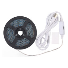 LED Grow Lamp Full Spectrum 3 Meters Dimming Induction Plant Light Strip for Indoor Plants 5V Waterproof