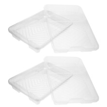 6Pz Sacchetti PVC Trasparenti Per Vassoi Pittura Monouso Per Fai Da Te