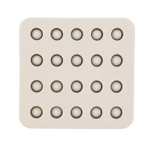 Wax Queen Grafting Cups Silicone Mold Beekeeping Beeswax Queen Cell Cups Making Mold 4 Rows 96x92x14mm