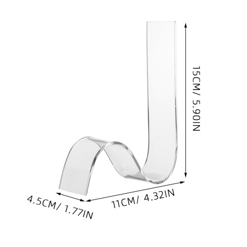 4St Hochhackige Schuhe Displayständer Aus Acryl Transparent 1