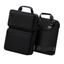 Shockproof  Expandable Laptop Handbag For-black removable