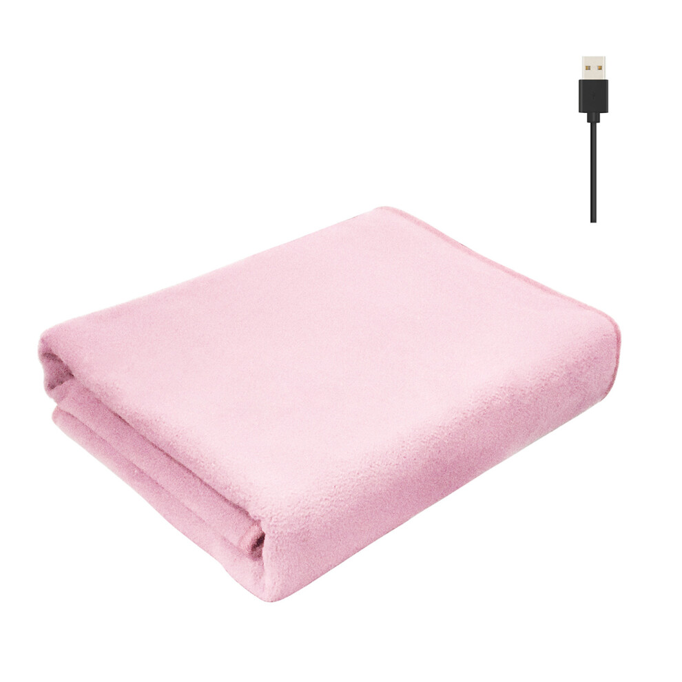 Heizdecke, elektrische Heizdecke mit USB-Anschluss, weiche, gerippte Flanell-Heizdecke, mehrfarbige Heizdecke, wärmende elektrische Heizdeck