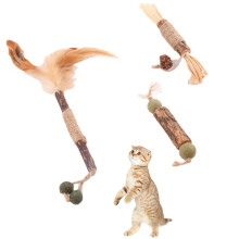 3Pcs Catnip Sticks Chew Sticks Cat Supplies Catnip Sticks for Molars Clean Molar Toys Set for Kitten Dental