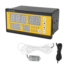 Controlador especial em inglês para incubadora com sensor de temperatura e umidade, luz LED e 100-240V.