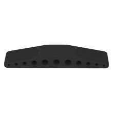 Horse Brush 6 in 1 Hair Removal Portable Shedding Massage Scrubber Grooming Brush Horse Beauty Tool Black Color Box