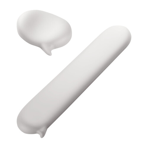 Infused Wrist Rest Set Ergonomic designs Comfort-White