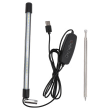 48 LEDs Plant Lamp with 4H 8H 12H Timing 6 Modes Full Spectrum 5W USB 5V Telescopic Small Grow Light for Indoor Plants