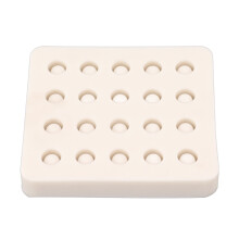 Queen Bee Rearing Mold Silicone 20 Cups Beeswax Mold Beekeeping Bee Cell Cup for Garden