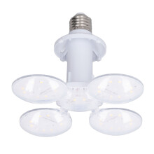 E27 Plant Grow Light Foldable 4 Leaves Football LED Grow Lights for Vegetable Succulent Hydroponic Greenhouse 85V‑275V