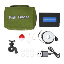 Fishing Camera HD Colorful 4.3in Monitor 1200TVL Wide Angle Underwater Fish Finder for Gardening Farming 100‑240VAU Plug 20m