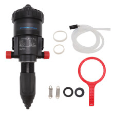 1‑6% Black G3/4 Fertilizer Dispenser Chemical Doser Automatic Water Force Fertilizer Injector Proportional Dosing Pump for Farm Black