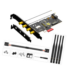 M.2 to PCIE 1X WiFi 6 5G Fast Speed Internet 2400Mbps for