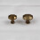 32mm Antique Brass Cabinet Knob Octagonal Pull 6