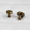 32mm Antique Brass Cabinet Knob Octagonal Pull 9