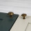 32mm Antique Brass Cabinet Knob Octagonal Pull 5