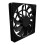 MF12015 Computer Case Fan 2500RPM High Airflow Double-Black 1