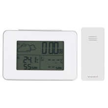 Uw persoonlijke weerexpert: digitale thermometer, hygrometer met kleurendisplay in hoge resolutie en wekker voor een probleemloze ochtendroutine.