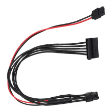 Universal SATAs Power Adapter From Mini 6PIN Interfaces For