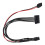 Universal SATAs Power Adapter From Mini 6PIN Interfaces For 1