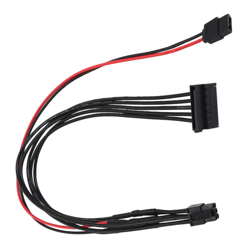 Universal SATAs Power Adapter From Mini 6PIN Interfaces For