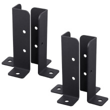 4 Stuks Zware Houten Omheining Postbasisbeugels