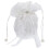 bolsa média branca com strass e pérolas para noiva e damas de honra 1