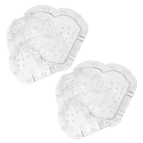 2 Unidades Moldes Transparentes Para Modelagem De Frutas E Buda