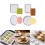 4 Piece Plastic Waffle Biscuits Cutter Set Press Designs Home 2
