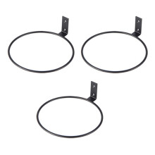 3St Wall Mount Planter Bracket Zwart Voor En