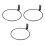 3St Wall Mount Planter Bracket Zwart Voor En 1