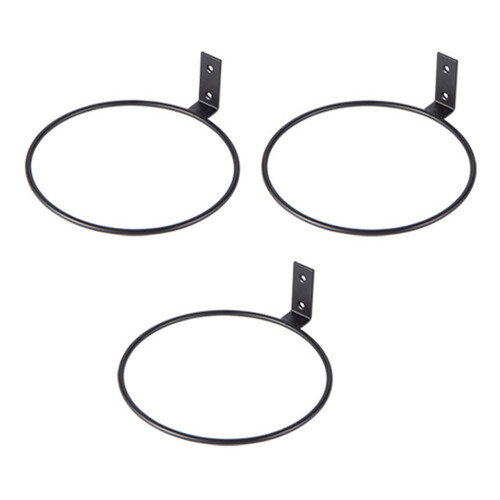 3St Wall Mount Planter Bracket Zwart Voor En