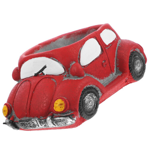 Creative Retro Auto Succulenten Rood
