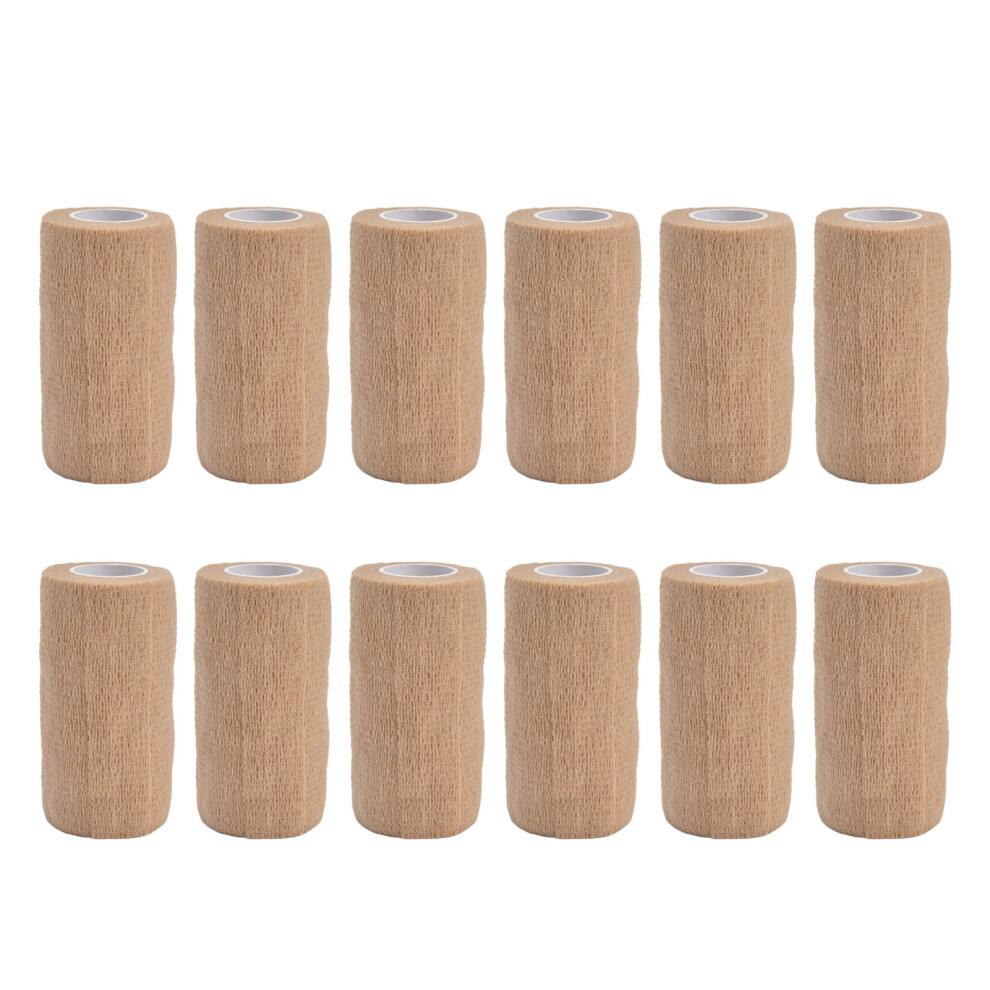 12PCS Self Adhesive Bandage Non Woven Bandage Cattle Bandage Farm Supplies for Dog Cat Horse