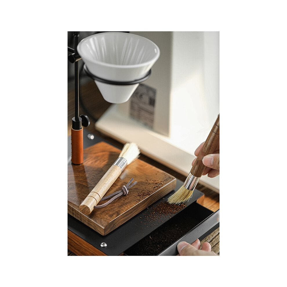 Coffee Grinder Cleaning Brush Espresso Dusting Tool, Natural Bristle Brush For Portafilter Group Grinder 4714110993461