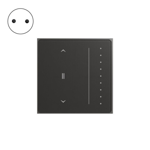 Tuya Zigbee  Curtain  Anti-Glare Touch Panel Flowing Backlight Touch Curtain Panel EU B 1