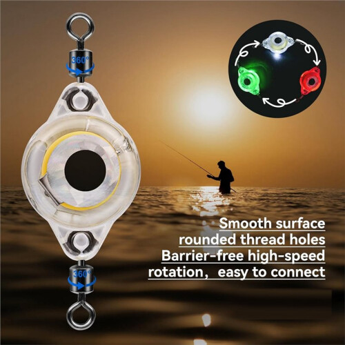 5 Señuelos de Pesca Subacuática con Luces LED 2