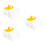 3Pcs White Bee Beehive Box Safe Material Beekeeping Accessory 7