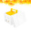 3Pcs White Bee Beehive Box Safe Material Beekeeping Accessory 10
