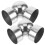 2 Unidades Conector Ajustable Acero Inoxidable Para Barandilla 8