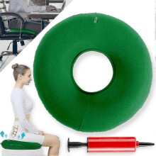 Seat Ring After Coccyx Orthopedic Seat Cushion Haemorrhoids Inflatable Ring Cushion with Pump Hardness Adjustable