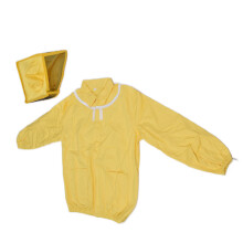 Beekeeping Suit Breathable Double Zipper Bee Proof Clothing with Veil Beekeeping Supplies