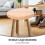 Parte Superior Madera Redonda Para Asiento Taburete 9