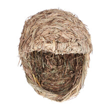 Cama artesanal em formato de chinelo, feita de grama, ideal para hamsters, porquinhos-da-índia, coelhos e gatos.