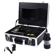 Fishing Camera Dual Lights 7in 360 Degree Rotation Underwater 50m Visual Fish Finder 110‑240VAU Plug