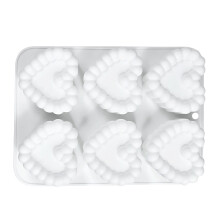 Creative Silicone Mould Heart Shape for Baking Chocolate Candle