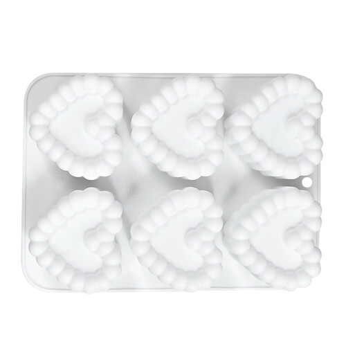 Creative Silicone Mould Heart Shape for Baking Chocolate Candle