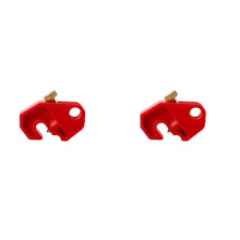 2X Circuit Breaker Lockout Device with Screw Circuit Safety Lock Universal Single and Multi Pole Breakers, Durable, Safe