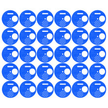 30Pcs Beehive Door Entrance Disc Plastic Round Exit Vent Gate Beekeeping AccessoryBlue