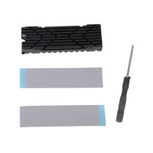 M.2 2280 Drive Heatsink For PCIe4.0 Drive Offering Thin-Black