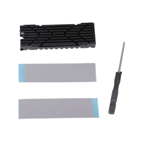 M.2 2280 Drive Heatsink For PCIe4.0 Drive Offering Thin-Black